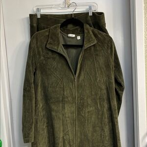 J. Jill  Pure Jill Olive Women's Jacket and Pants